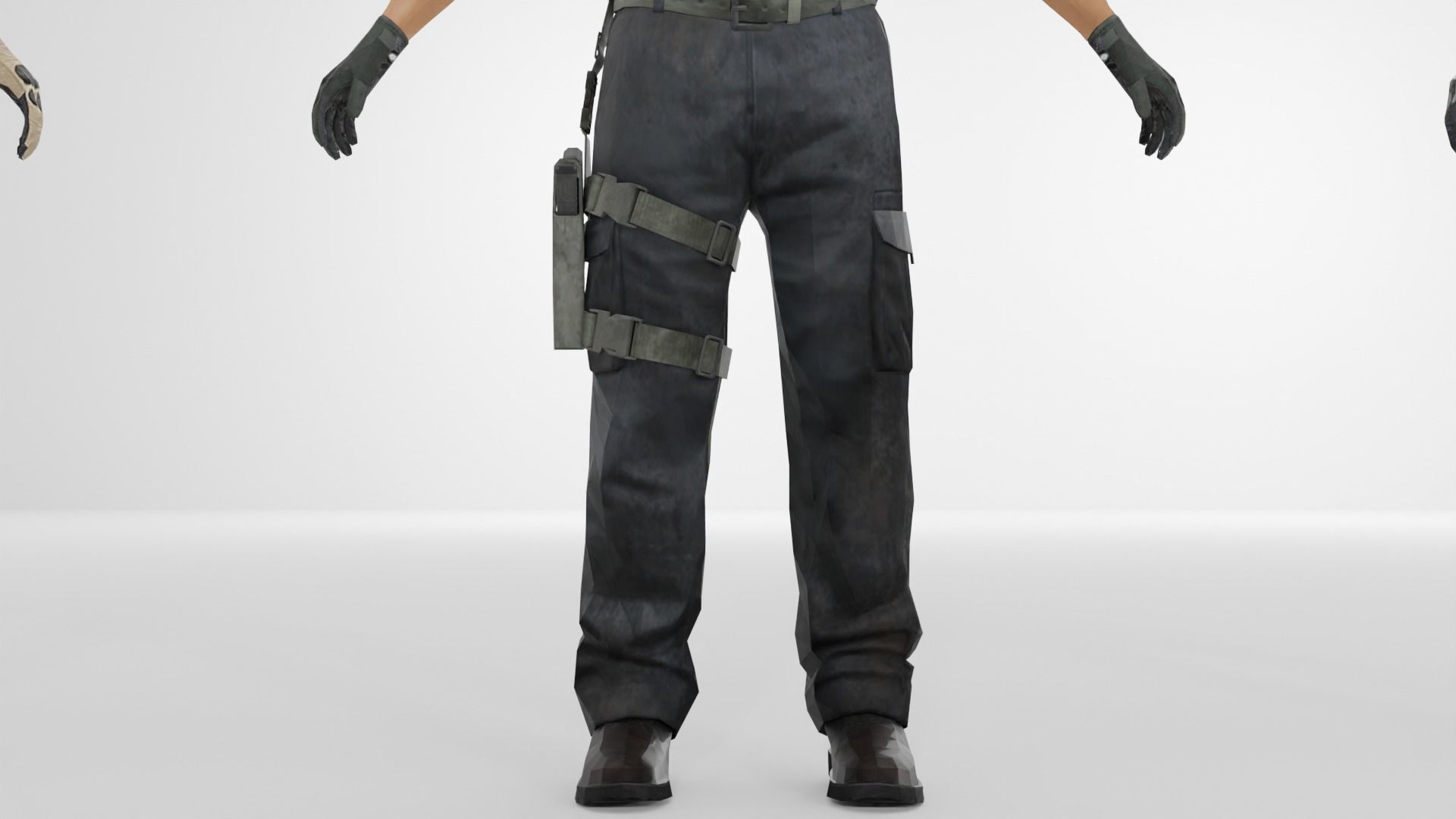 Soldier Low-poly 3D model Low-poly 3D model_6