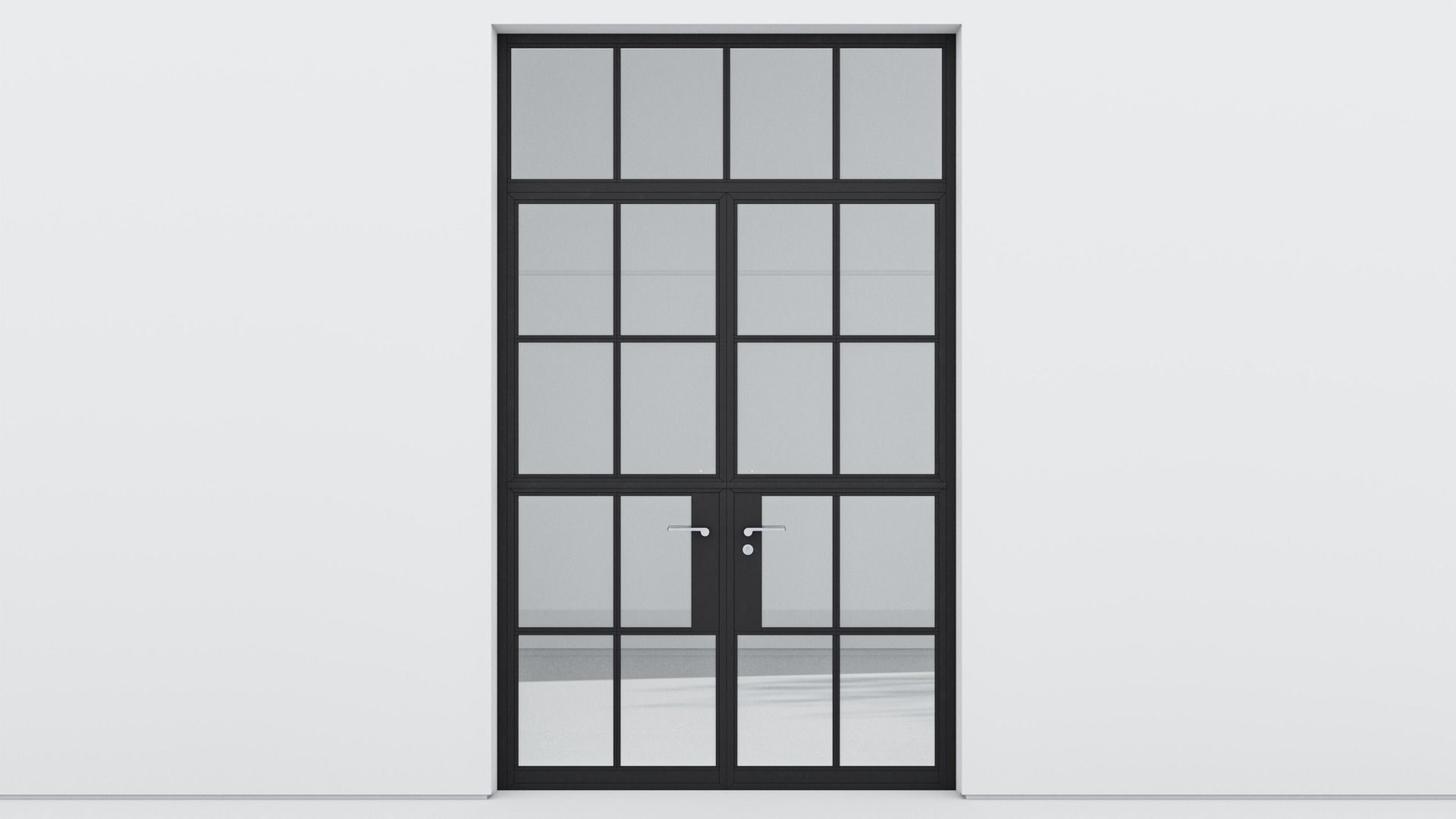 Aluminium door 248 3D model_1