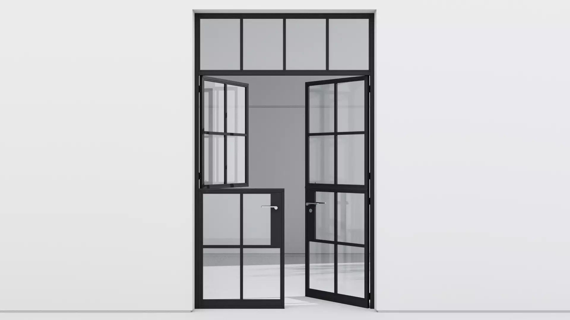 Aluminium door 248 3D model_0