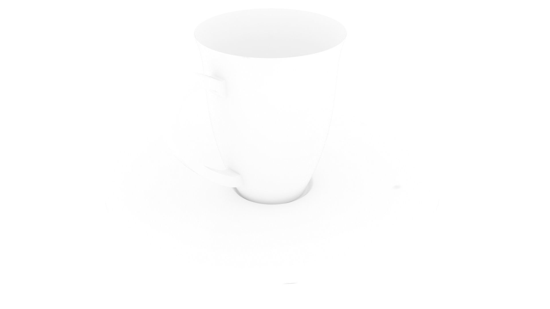 Tea Cup With Coaster 3D model_13