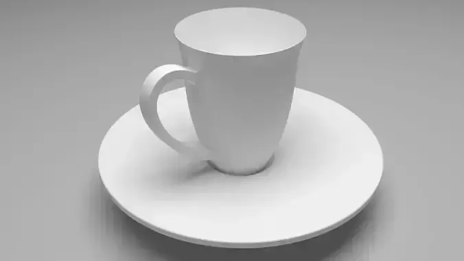 Tea Cup With Coaster