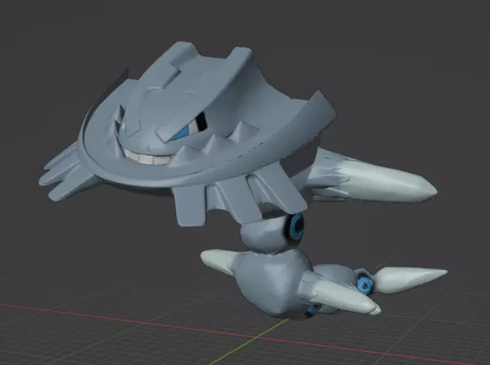 Mega Steelix 3D print model_0