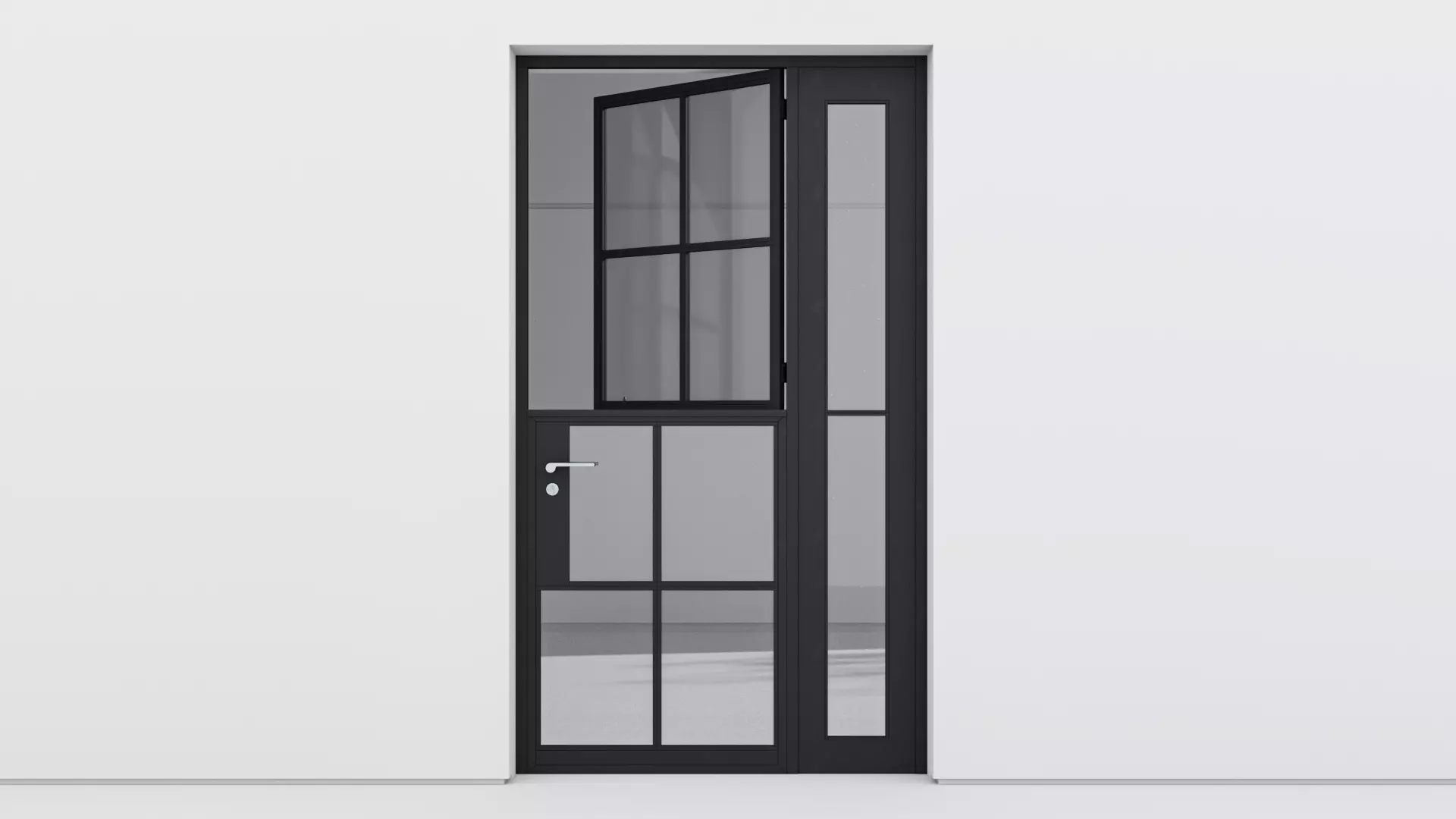 Aluminium door 249 3D model_0