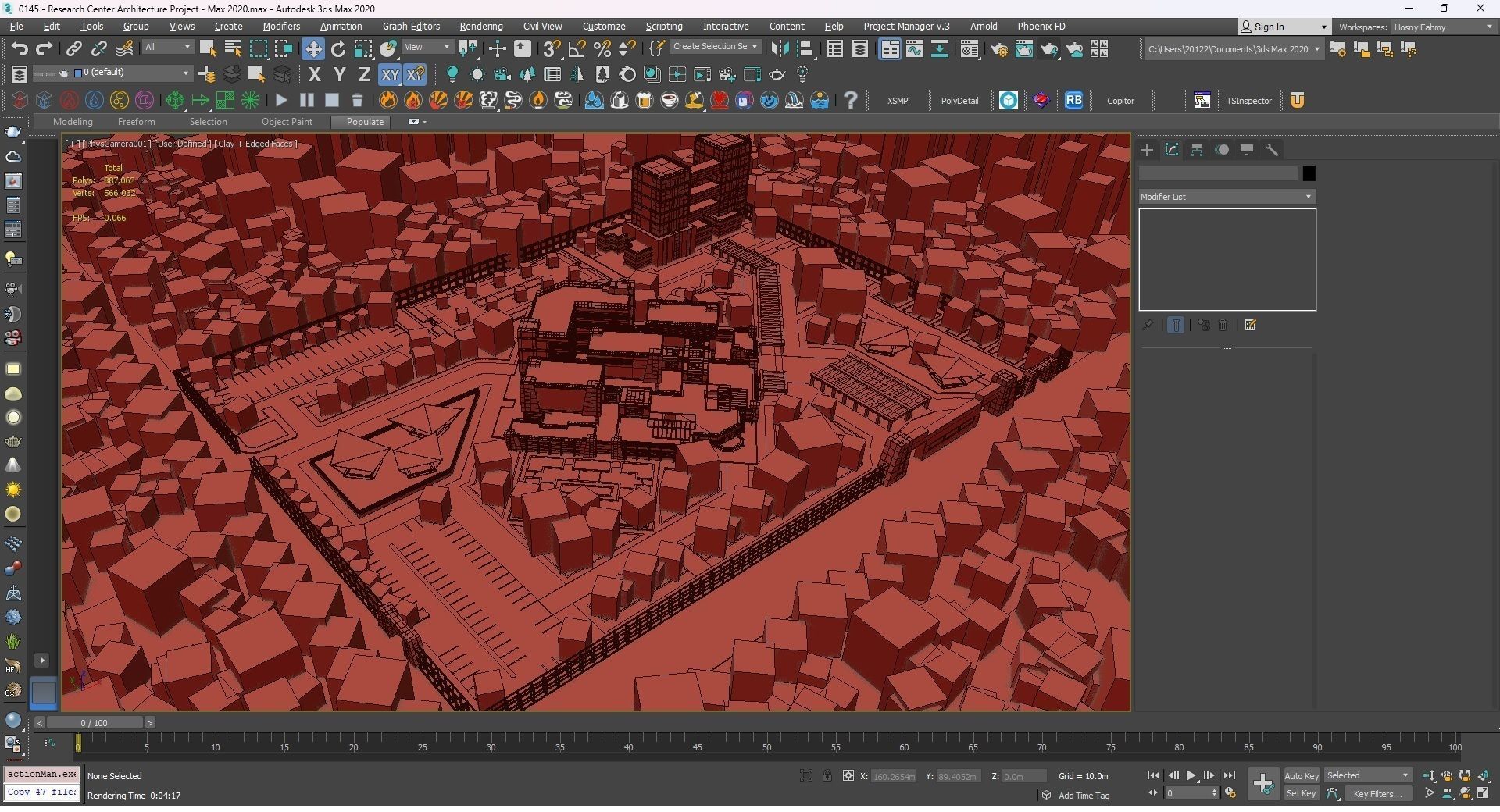 0145 - Research Center Architecture Project-2D Drawings-3D Files 3D model_31