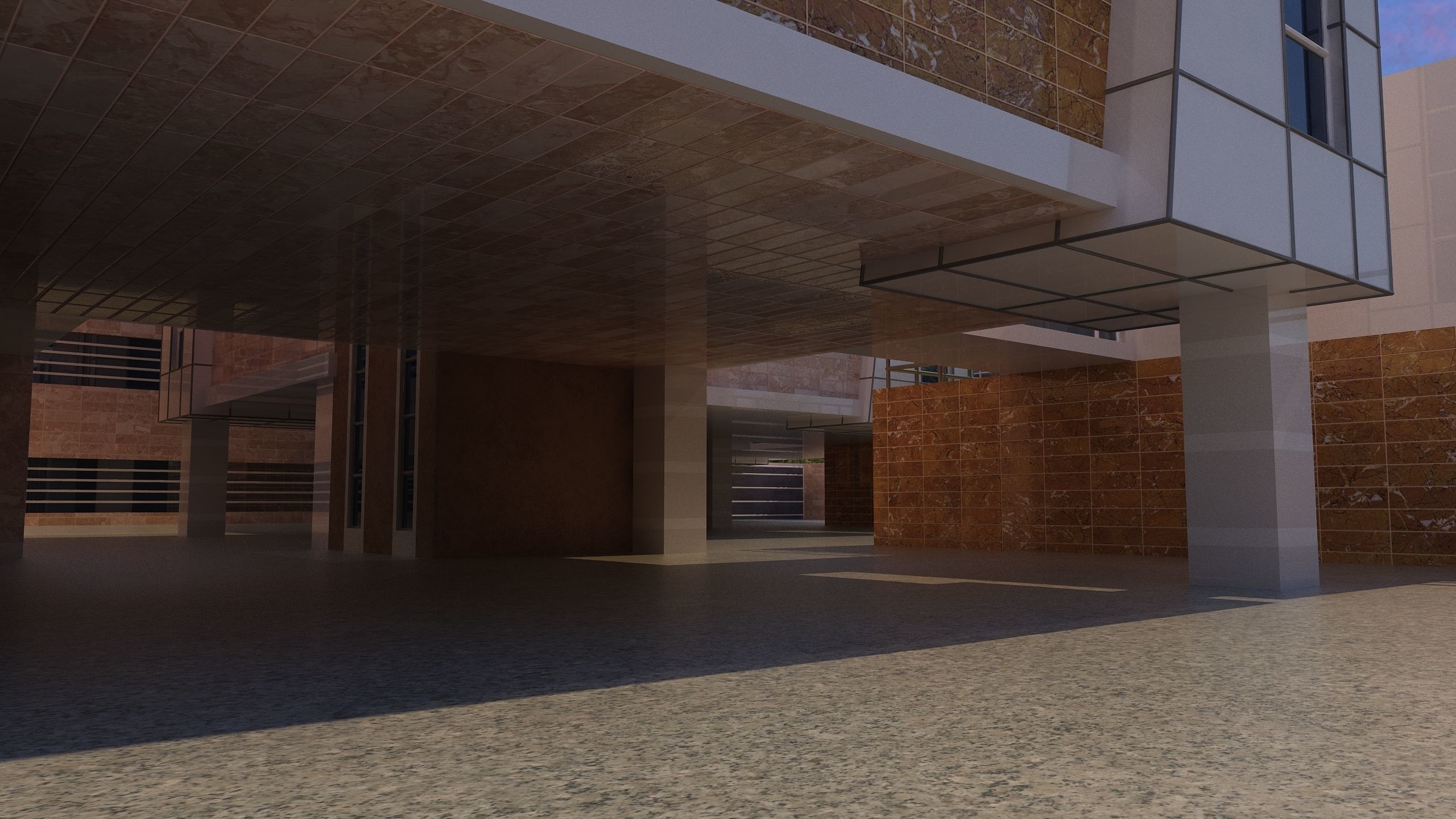 0145 - Research Center Architecture Project-2D Drawings-3D Files 3D model_11