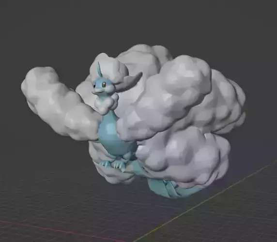 Mega Altaria 3D print model