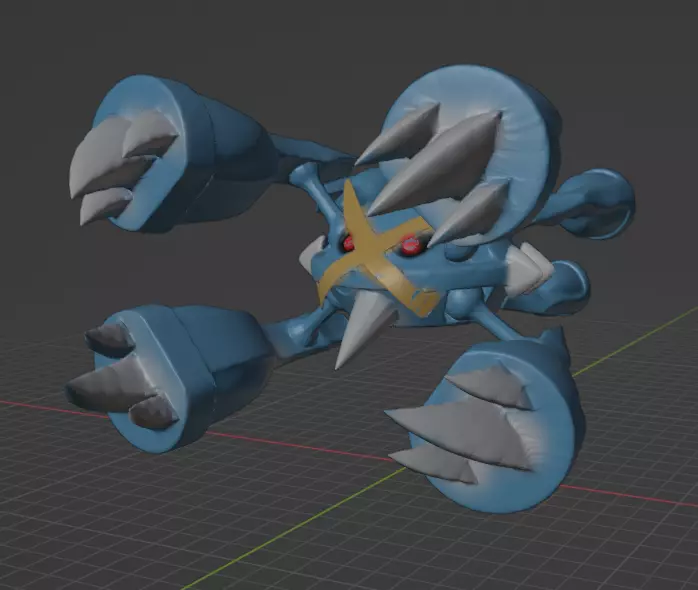 Mega Metagross 3D print model_0