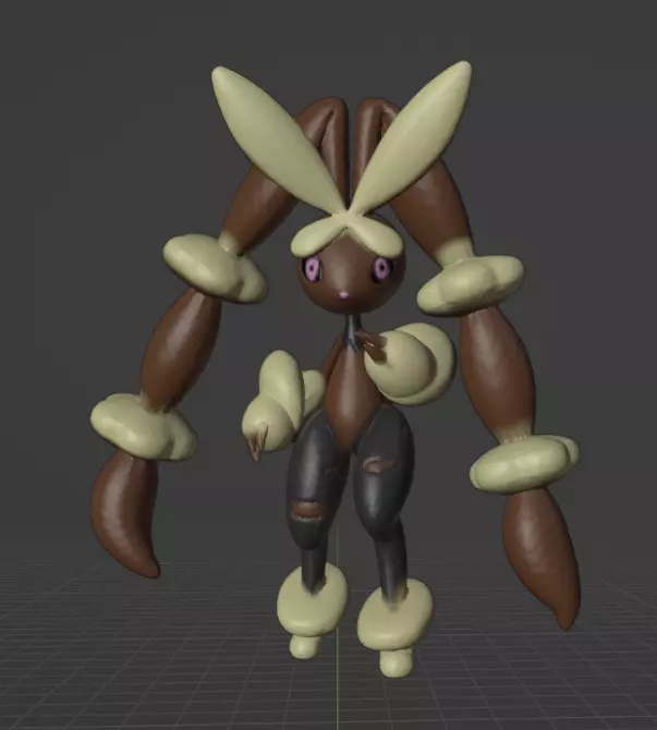 Mega Lopunny 3D print model_0