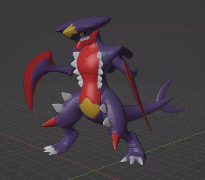 Mega Garchomp 3D print model_0