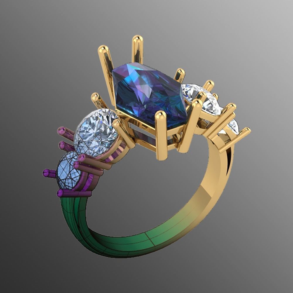 Ring pl25 3D print model_1