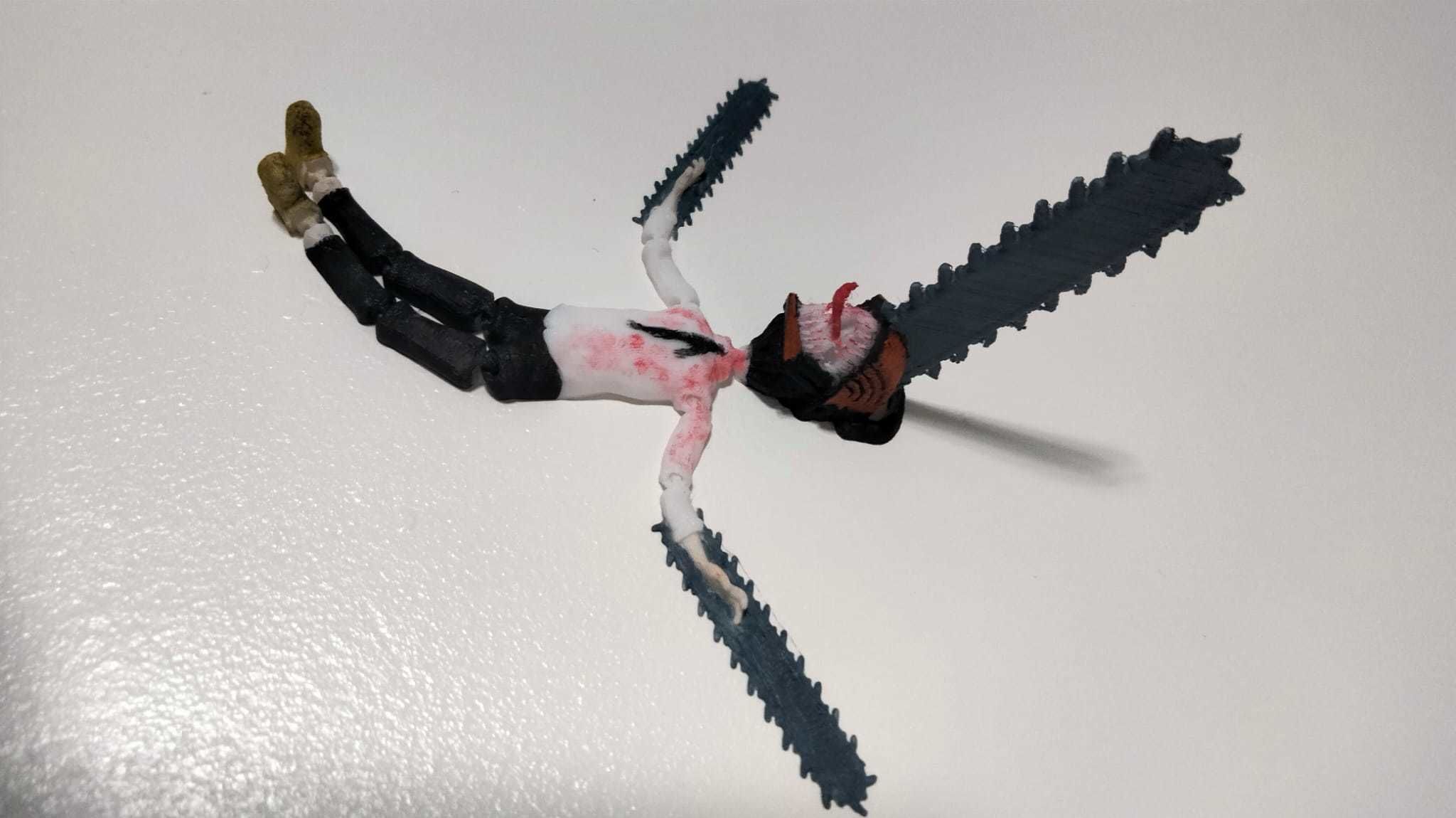 CHAIN SAW MAN flexi 3D print model_6