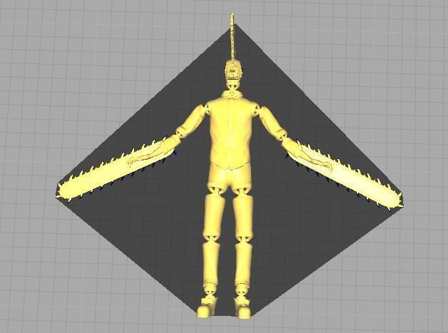 CHAIN SAW MAN flexi 3D print model_7