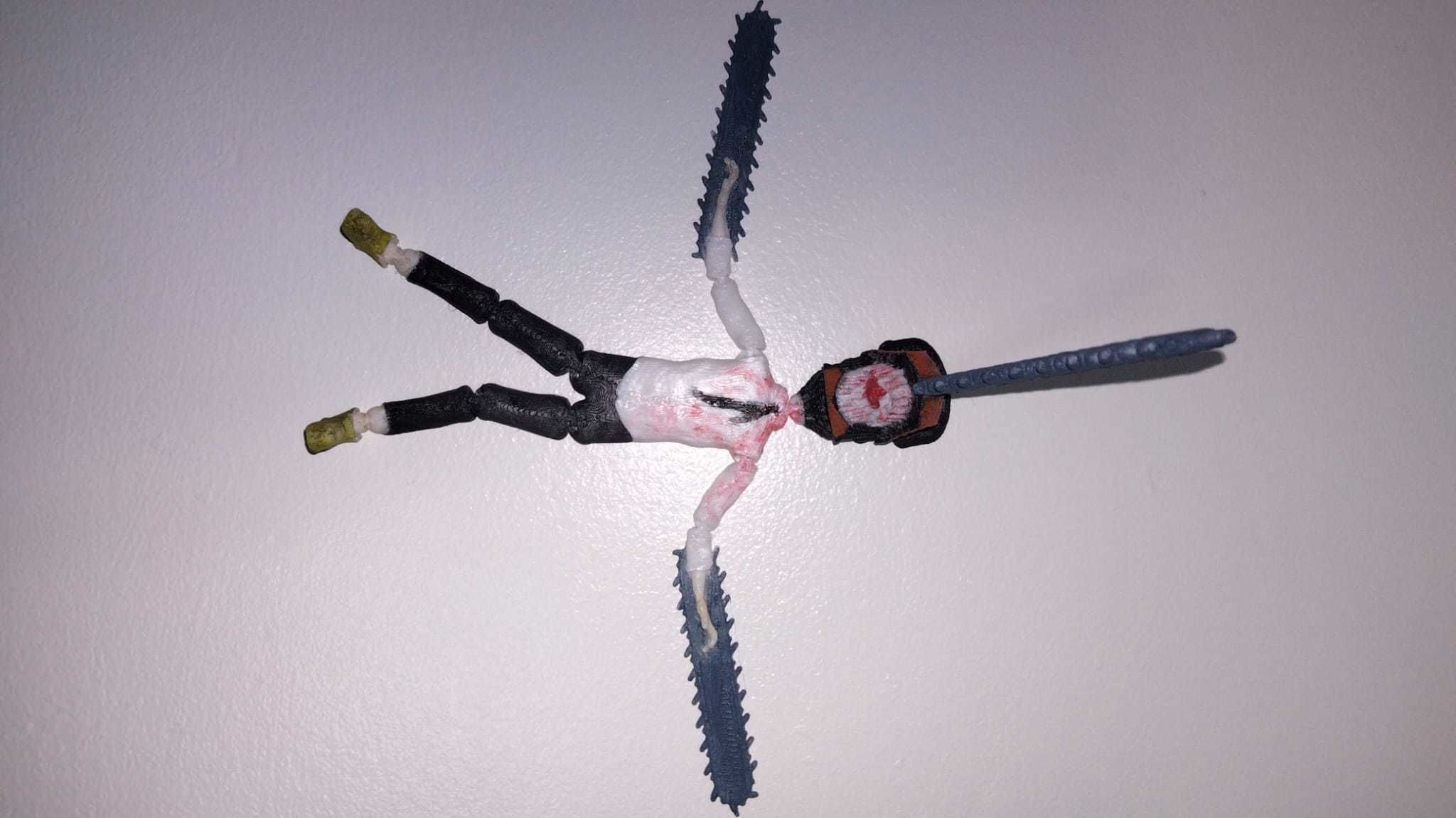 CHAIN SAW MAN flexi 3D print model_9