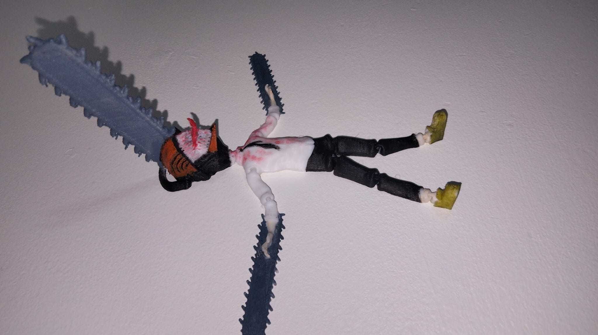 CHAIN SAW MAN flexi 3D print model_8
