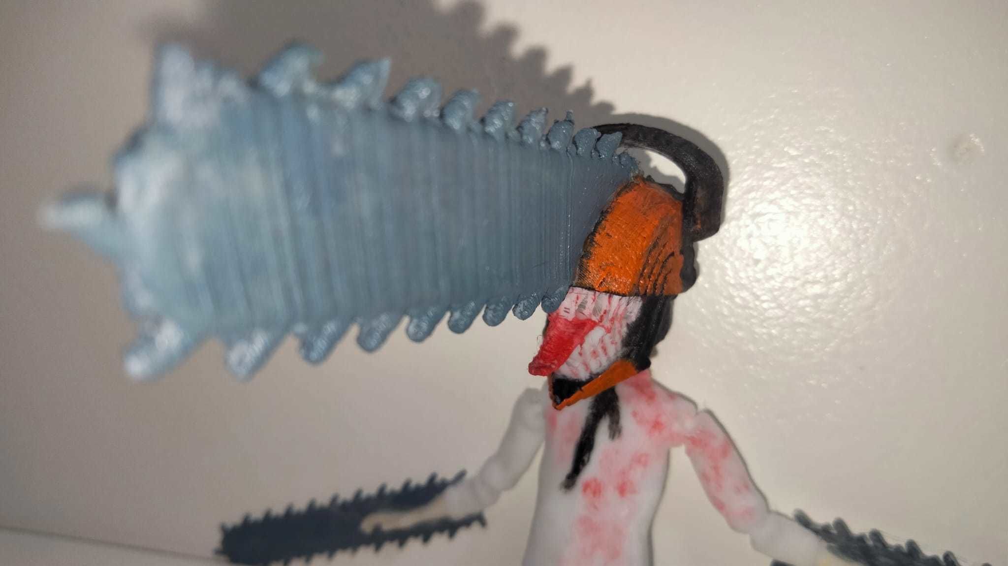 CHAIN SAW MAN flexi 3D print model_2