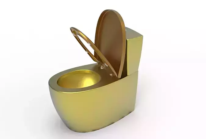 toilet Low-poly 3D model