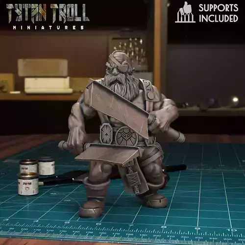 Dwarf Cleaver 01 - Pre-Supported