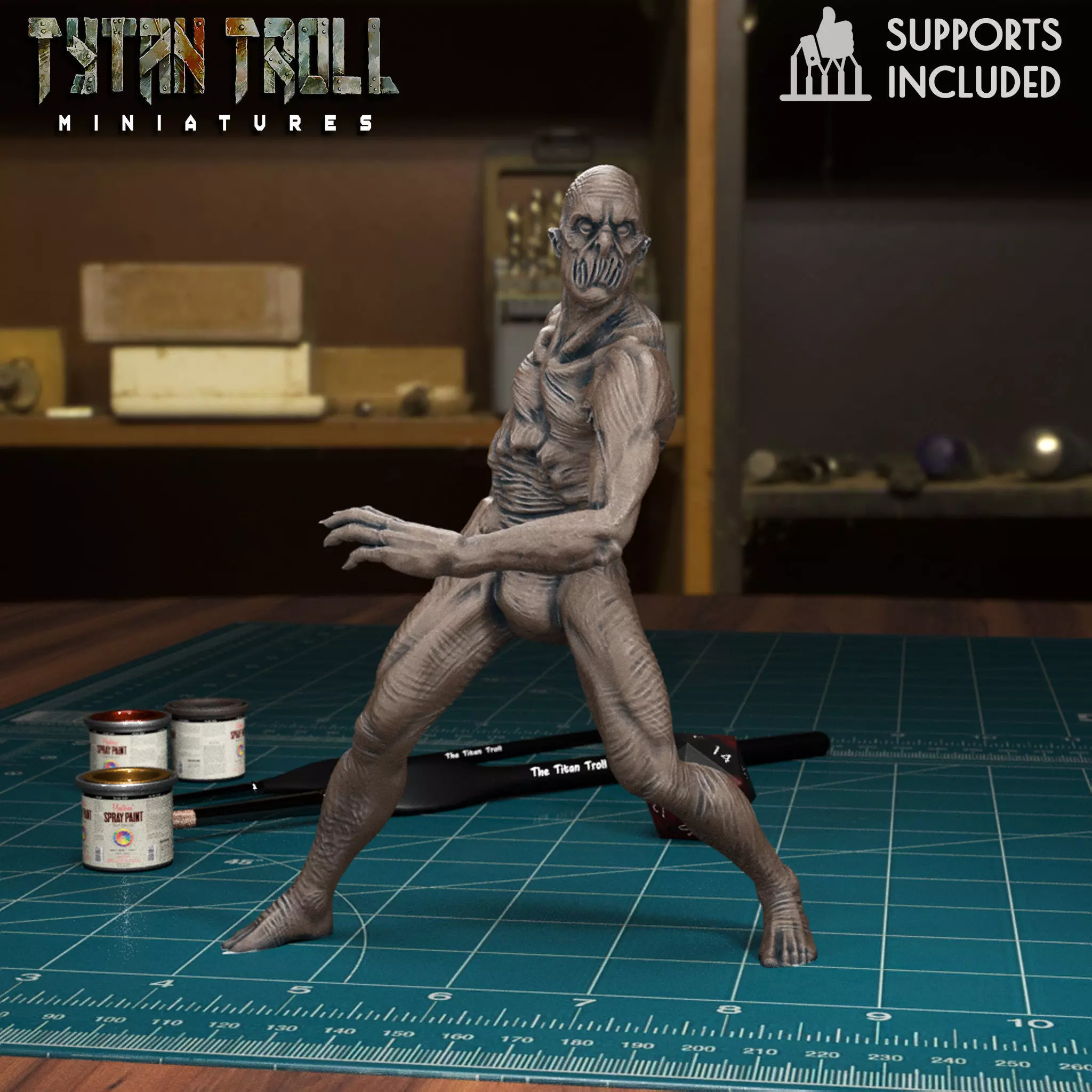 Doppleganger 05 - Pre-Supported 3D print model