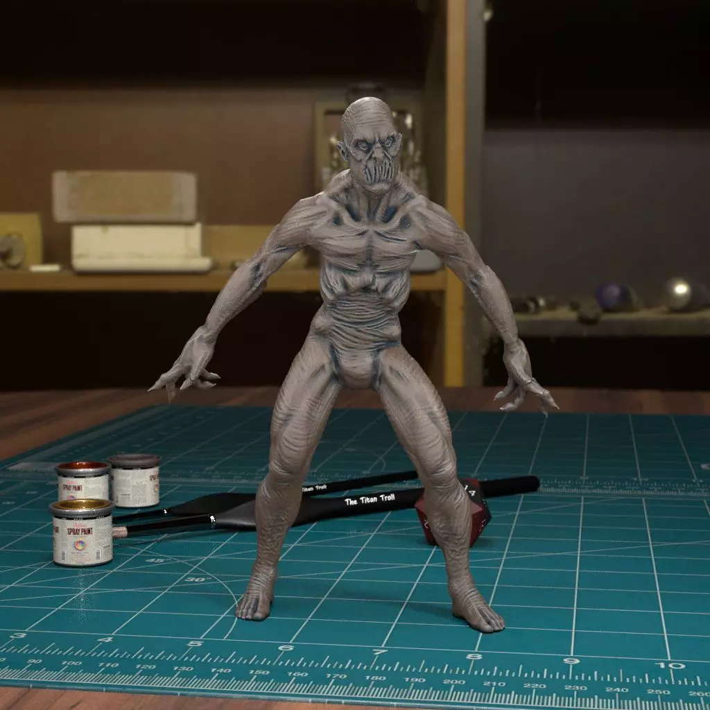 Doppleganger 04 - Pre-Supported 3D print model