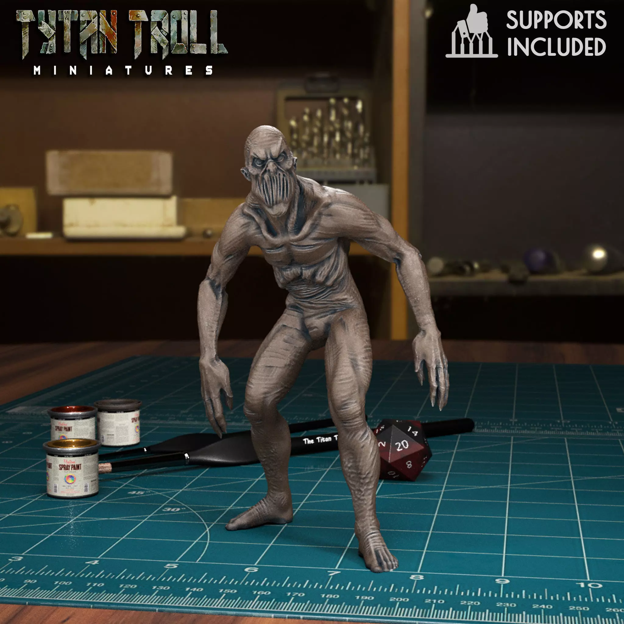 Doppleganger 02 - Pre-Supported 3D print model