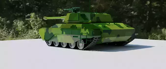 War Cyber Tank Genn-01 concept blender