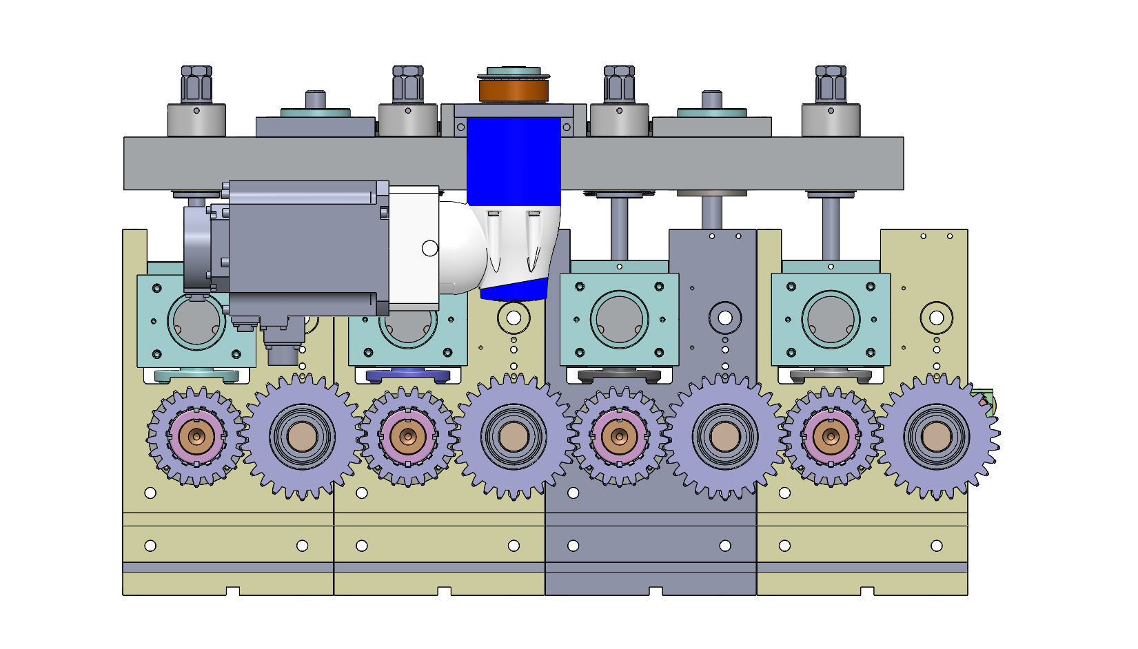 FOUR PASSES BLOCK 3D model_4