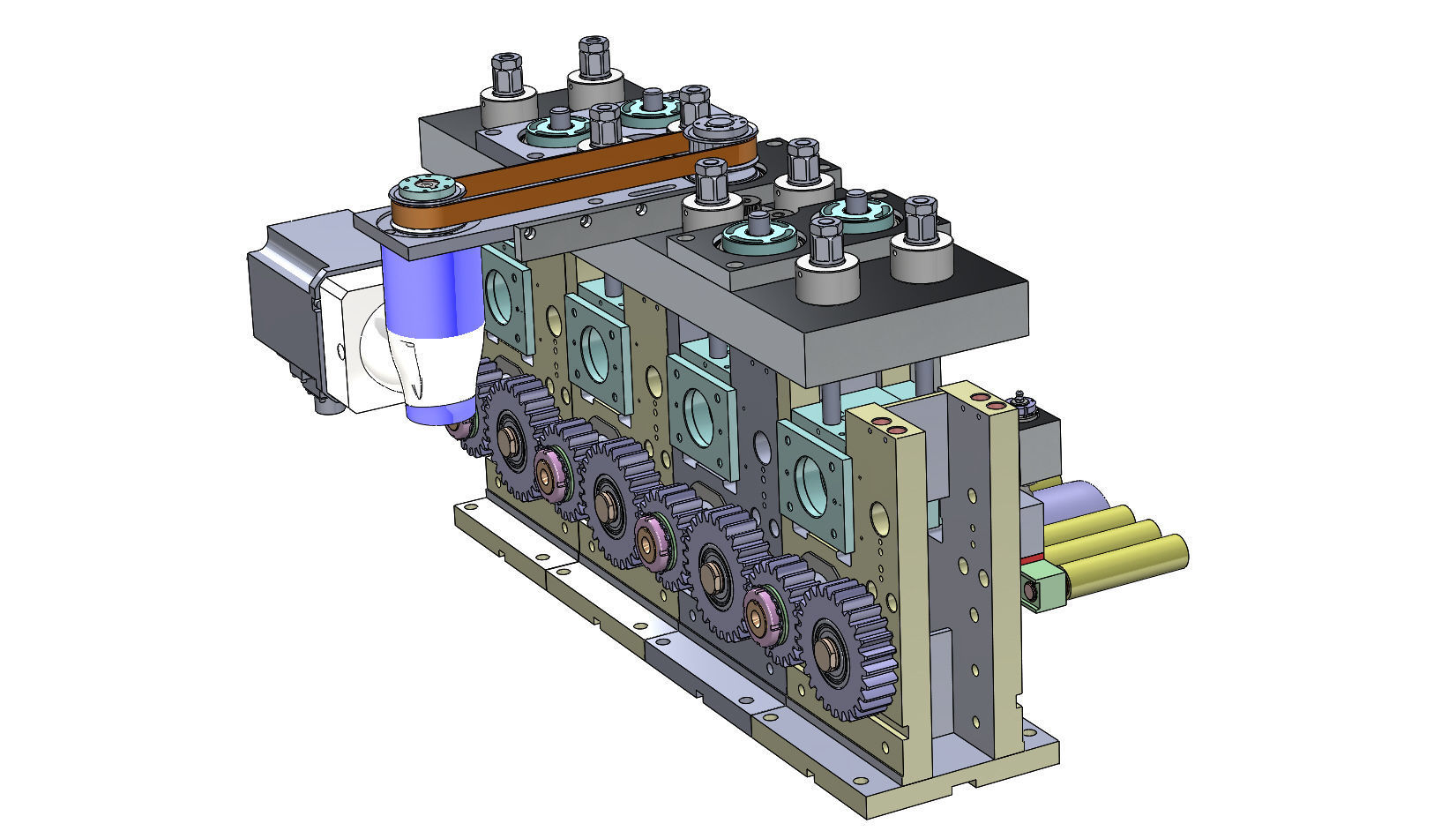 FOUR PASSES BLOCK 3D model_1