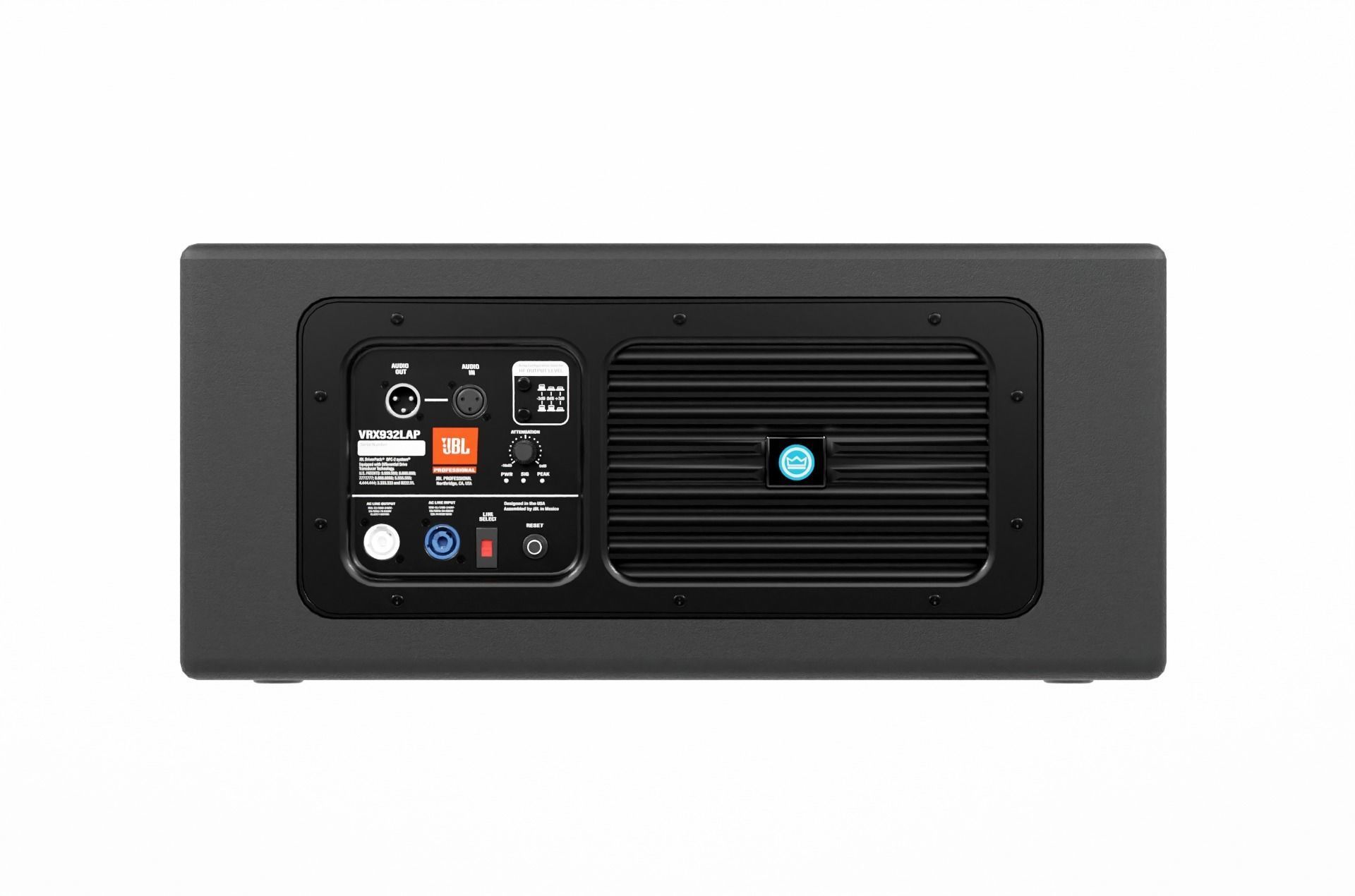 Speaker Professional Black and White 3D model_12