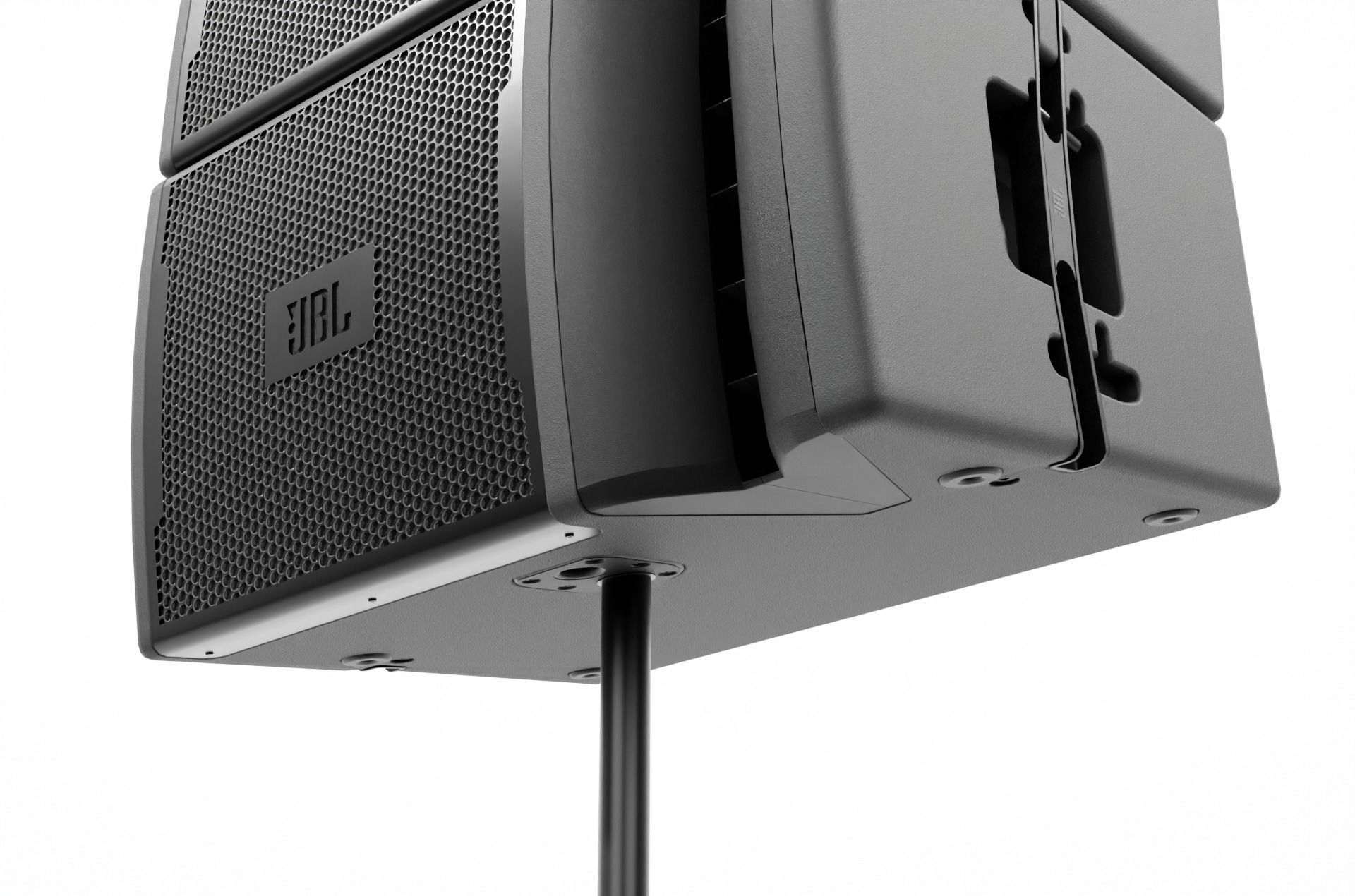 Speaker Professional Black and White 3D model_2
