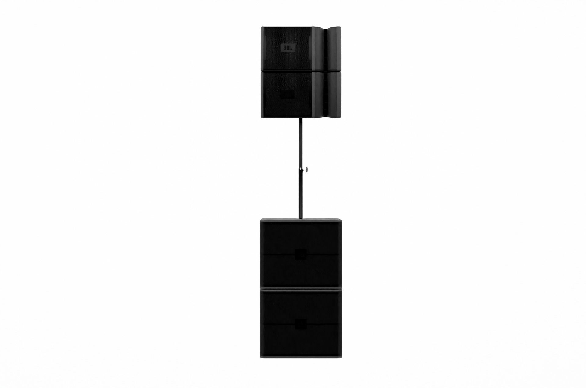 Speaker Professional Black and White 3D model_26