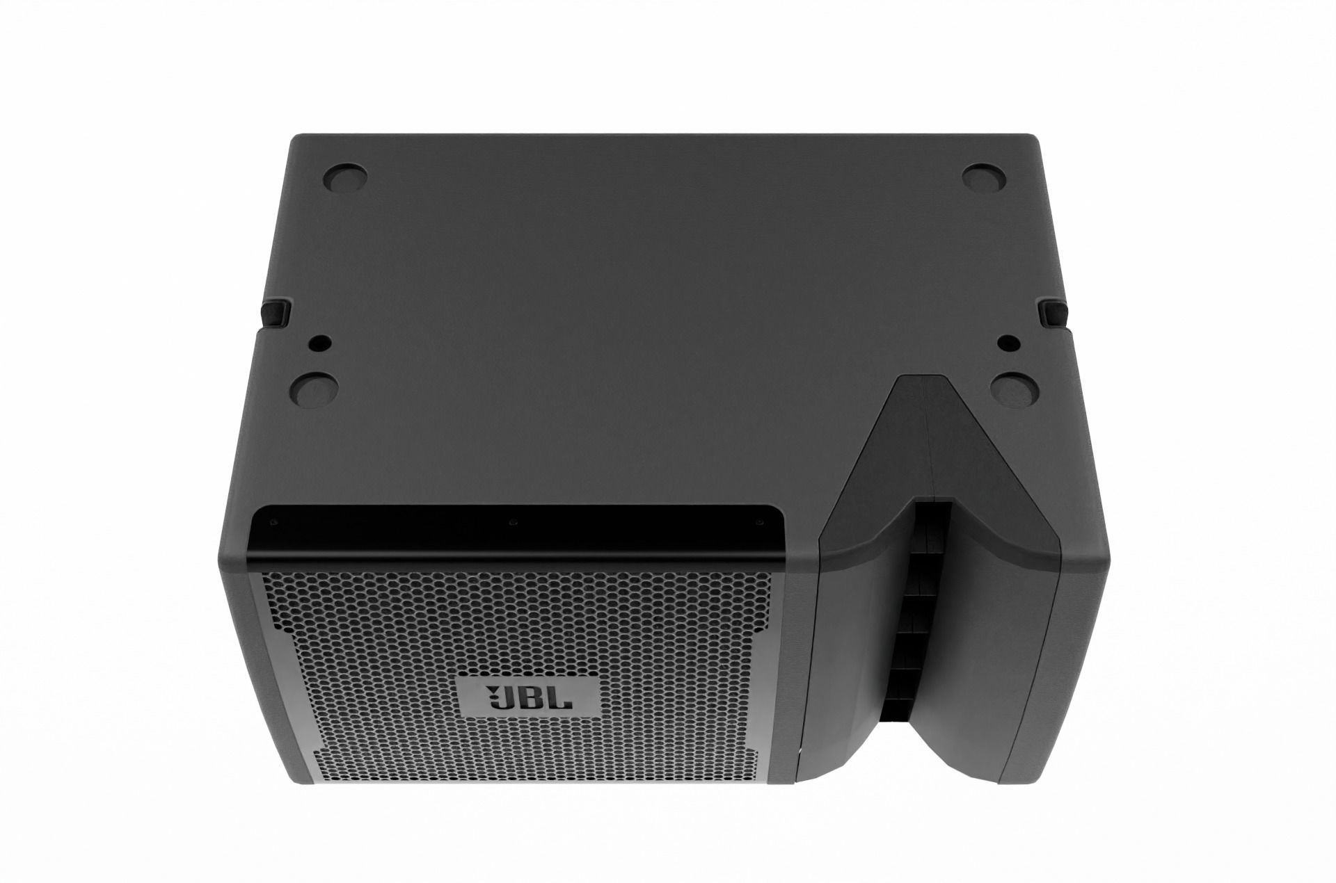 Speaker Professional Black and White 3D model_14
