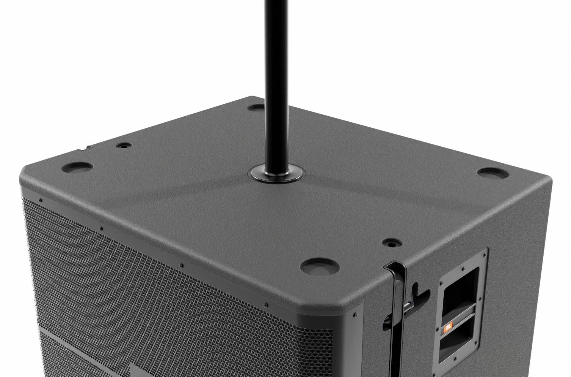 Speaker Professional Black and White 3D model_11