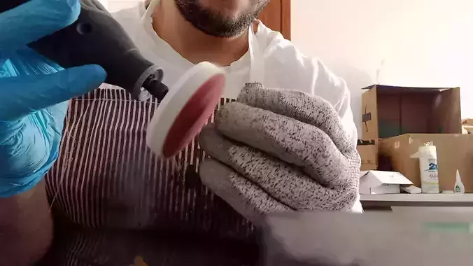 Dremel to Rotary Sander Extension  3D print model