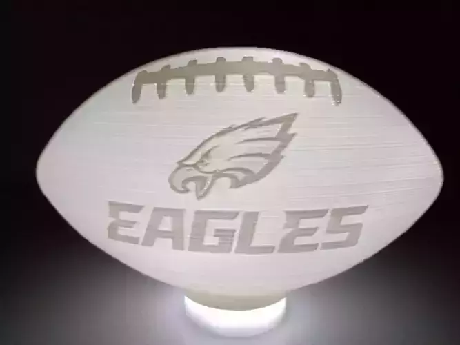PHILADELPHIA EAGLES FOOTBALL LIGHT 3D print model