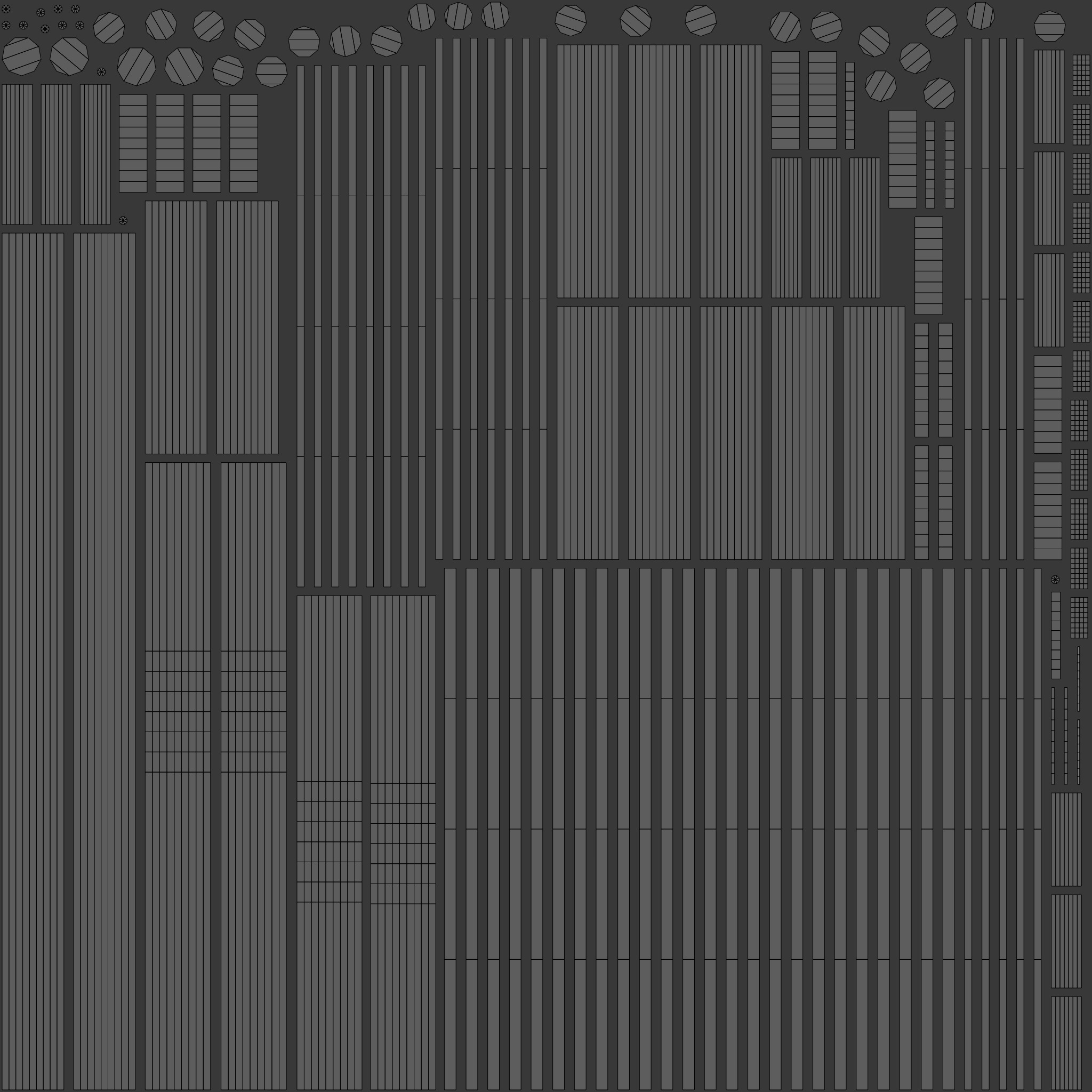 Rusty Bed Low-poly 3D model_8