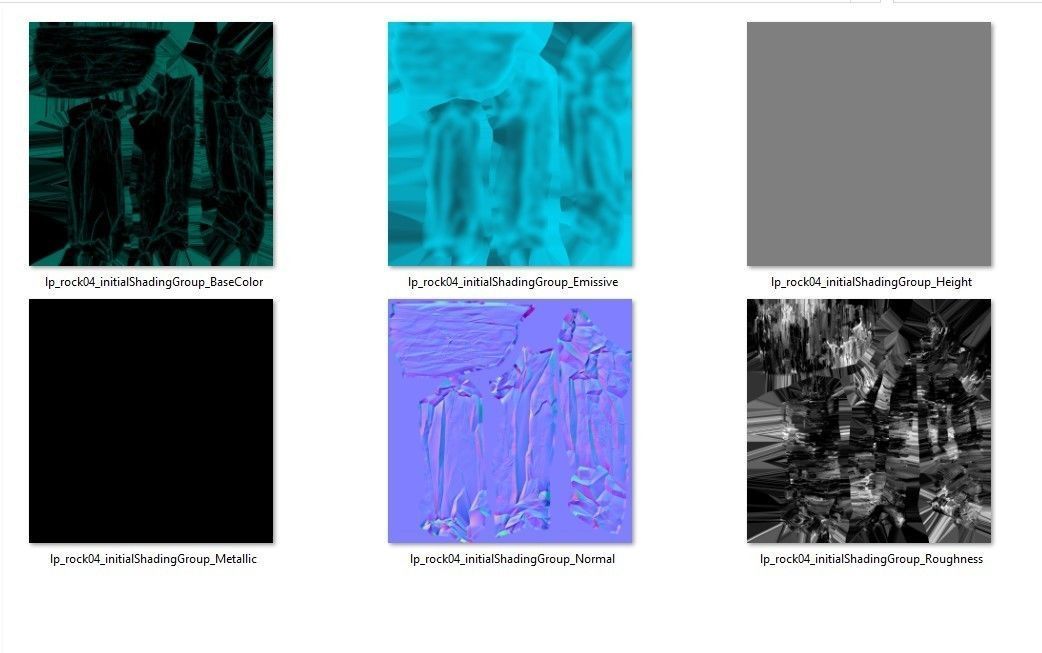 ice rocks 12 Low-poly 3D model_21