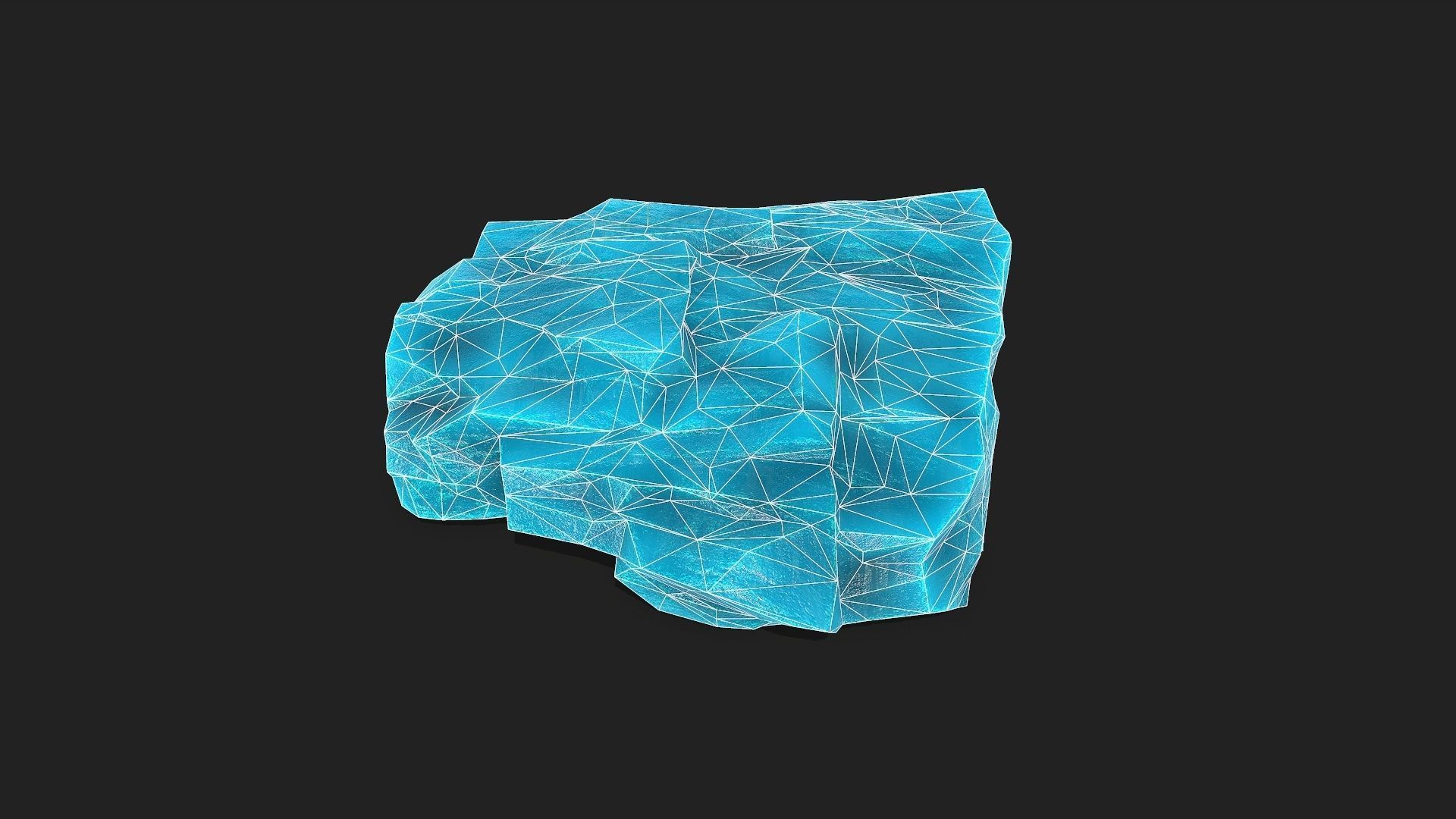 ice rocks 12 Low-poly 3D model_20