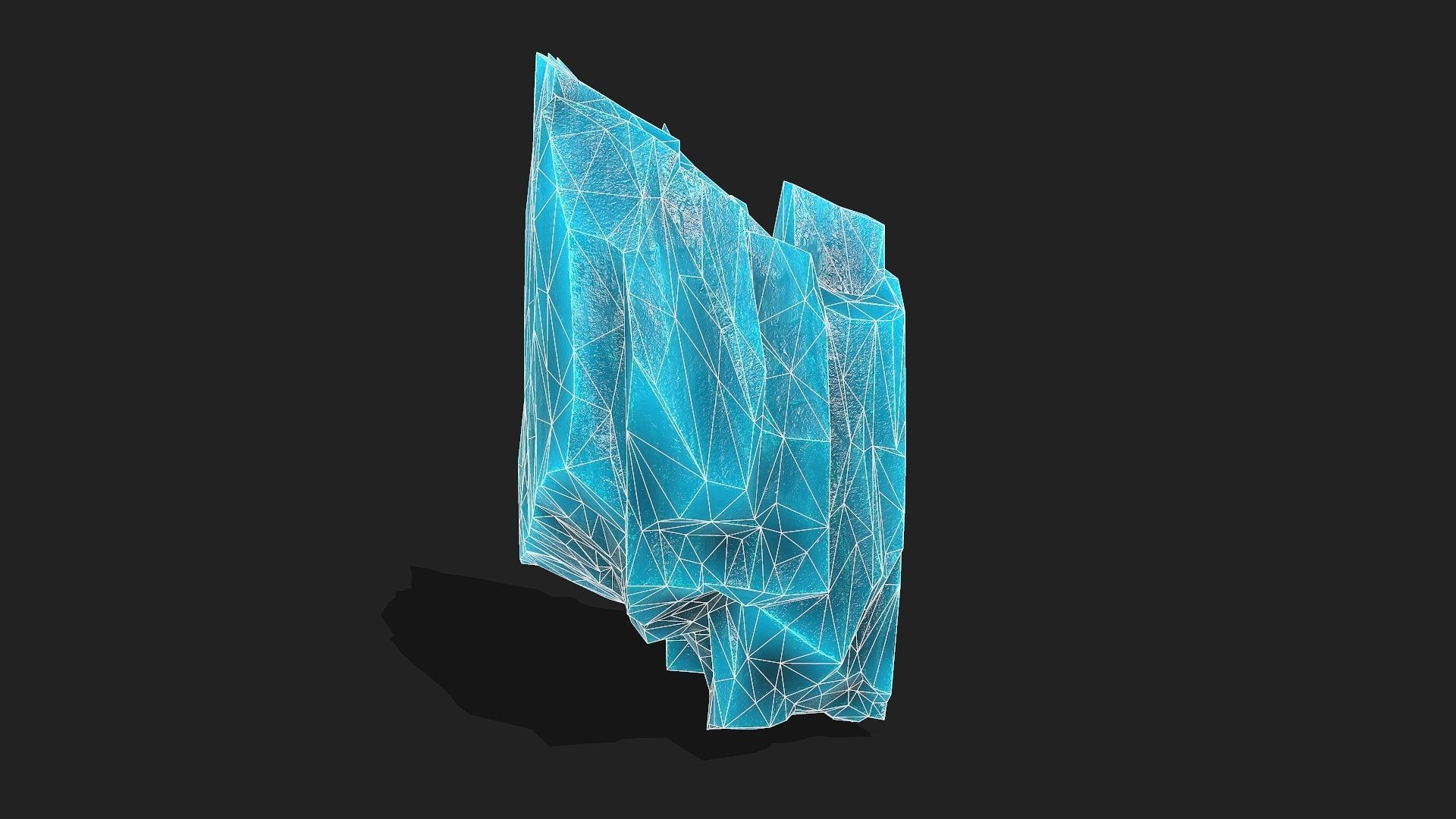 ice rocks 12 Low-poly 3D model_14