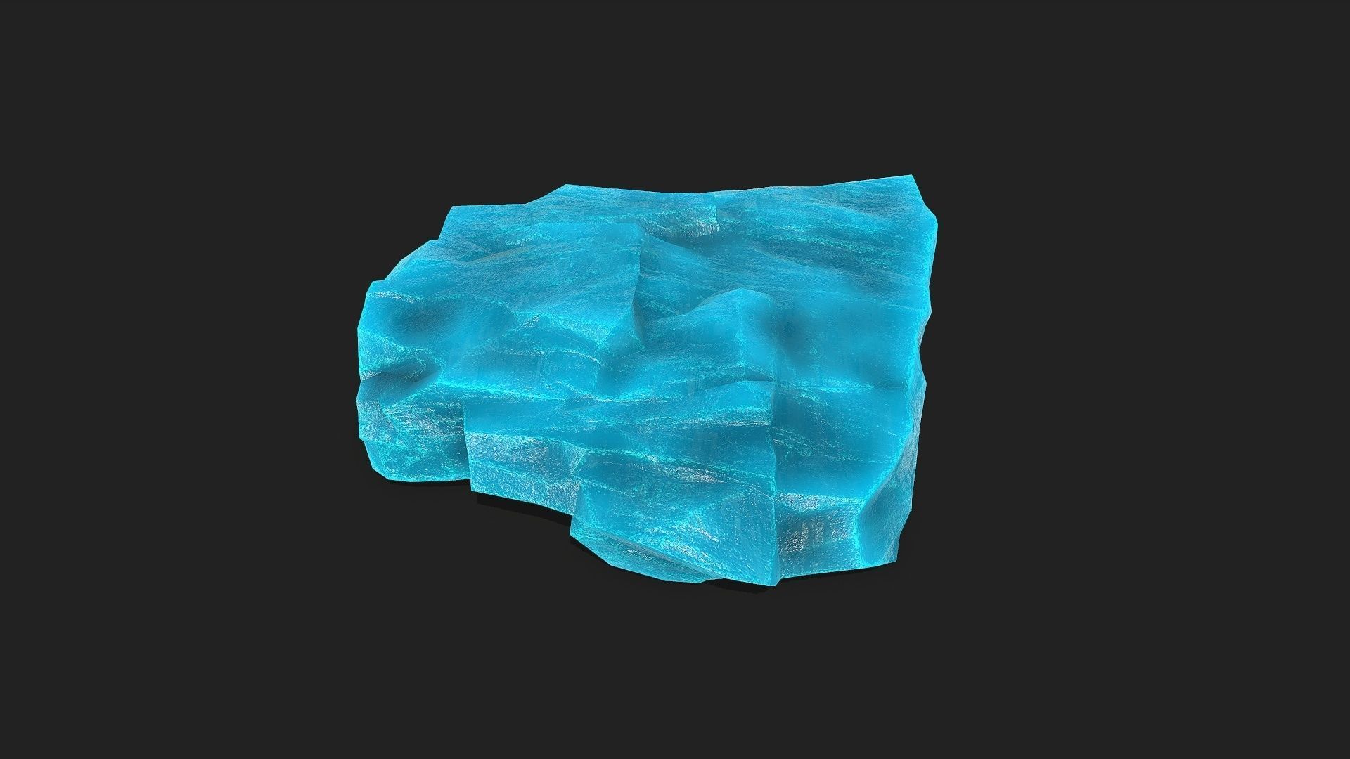 ice rocks 12 Low-poly 3D model_19