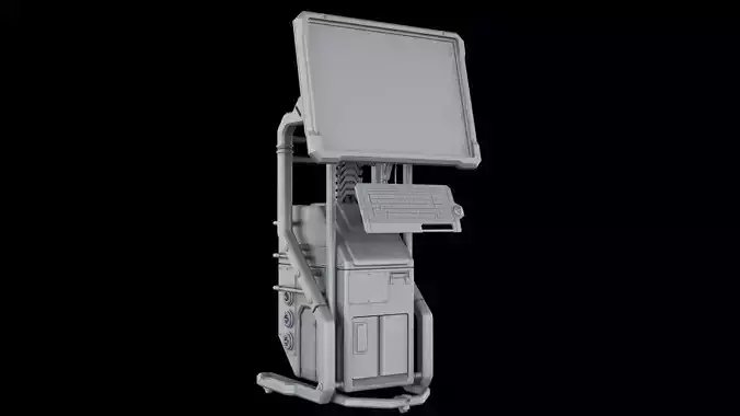 Sci-fi Terminal 3D model