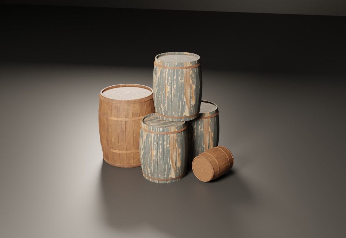 barrel 3D model_2