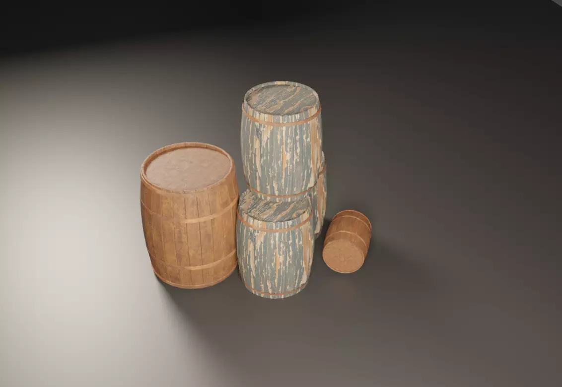 barrel 3D model_0