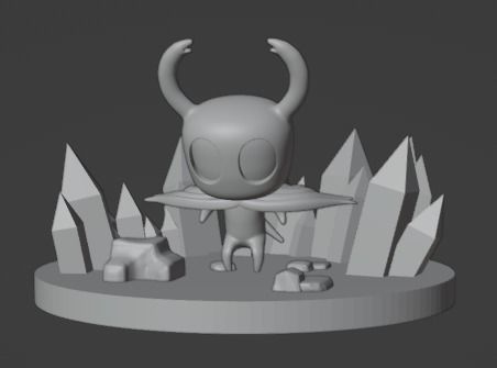 hollow knight crystal heart 3D print model_1