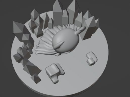 hollow knight crystal heart 3D print model_5