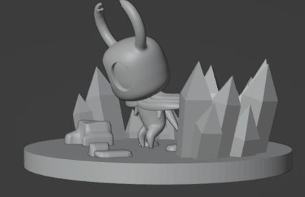 hollow knight crystal heart 3D print model_2