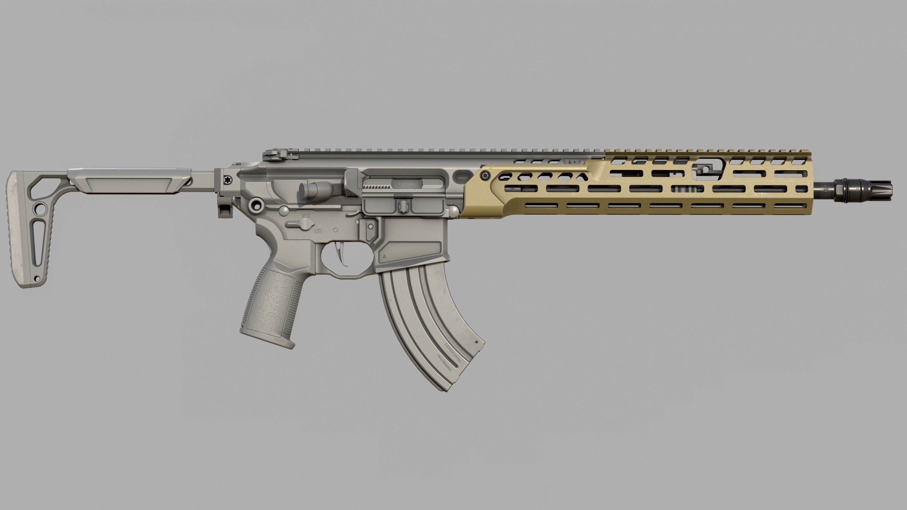 MCX Spear LT - FULL KIT - Replica - LOW POLY Low-poly 3D model_4