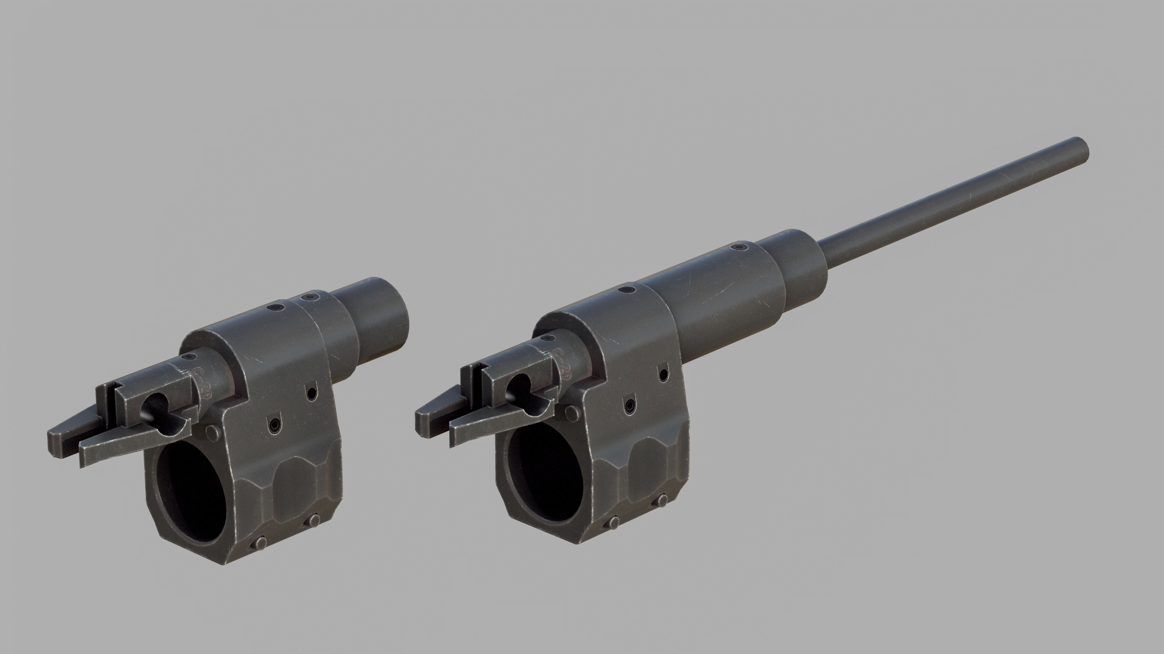 MCX Spear LT - FULL KIT - Replica - LOW POLY Low-poly 3D model_14