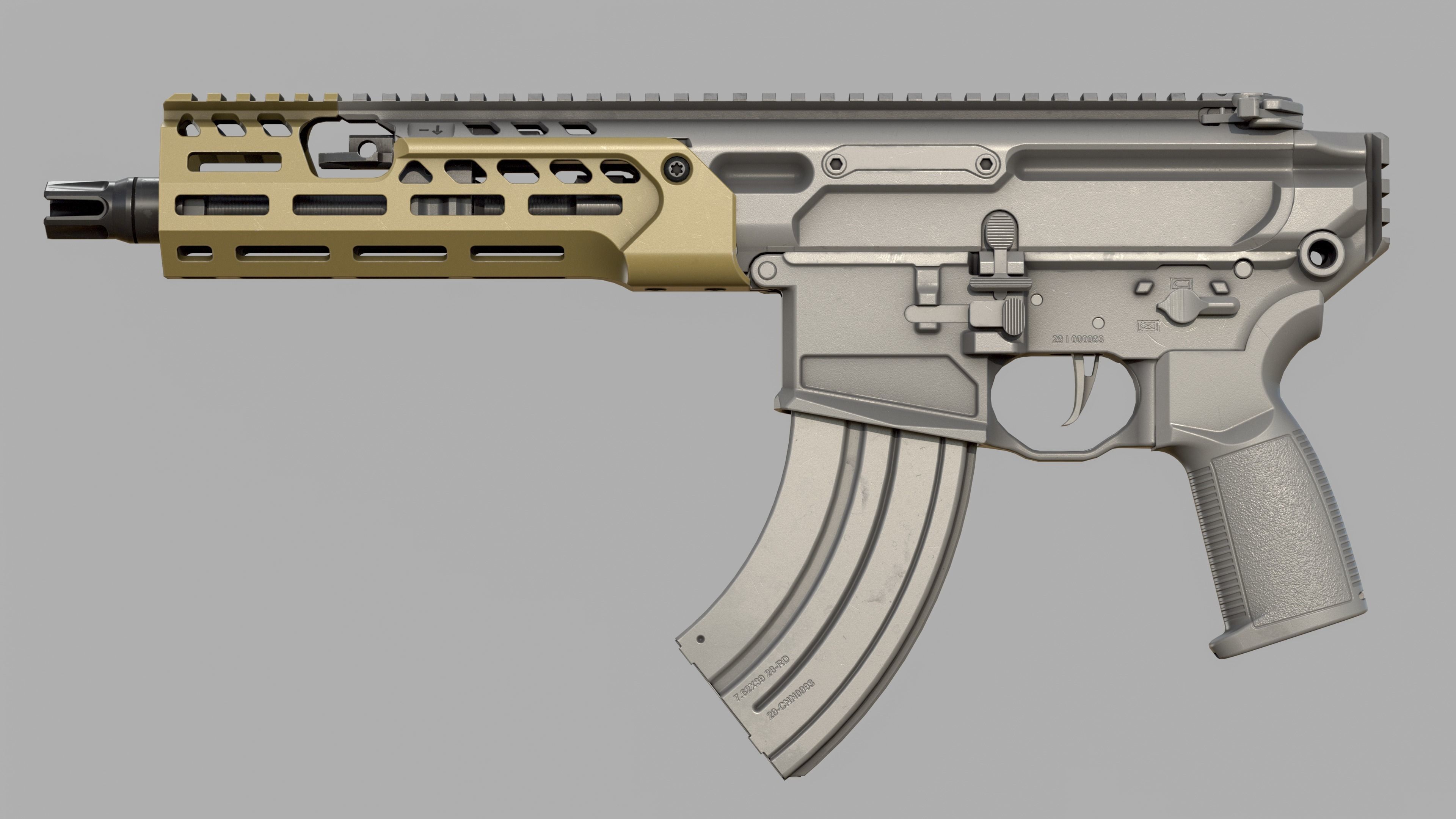 MCX Spear LT - FULL KIT - Replica - LOW POLY Low-poly 3D model_1