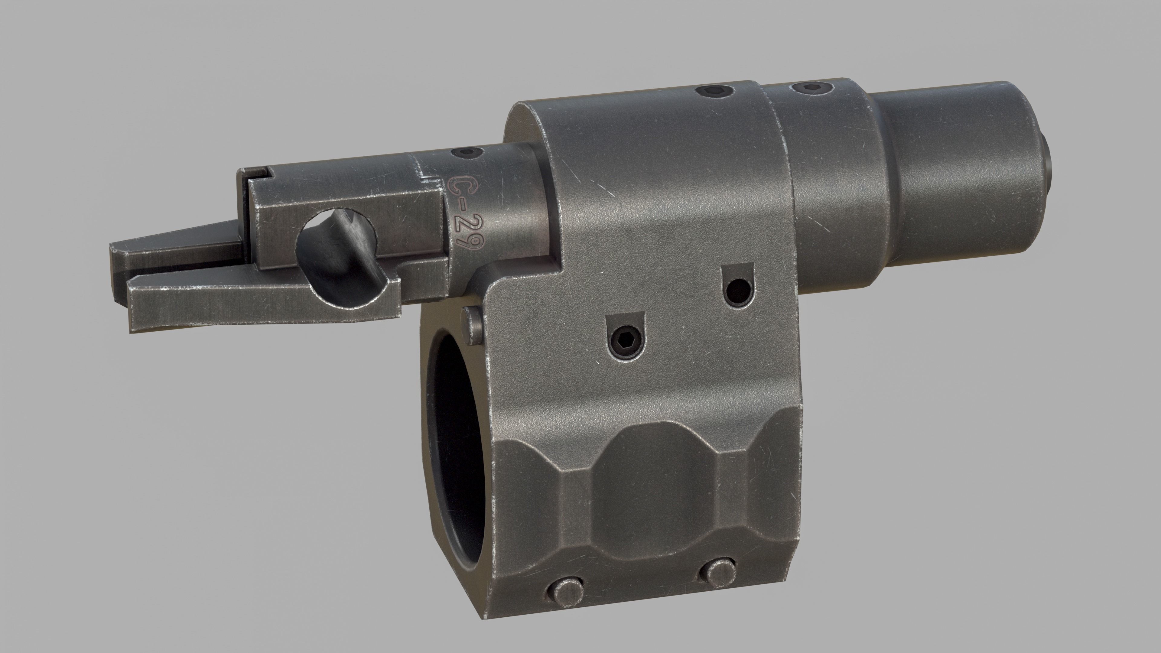 MCX Spear LT - FULL KIT - Replica - LOW POLY Low-poly 3D model_13