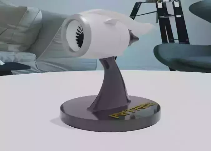 PW1900G Engine Mockup 3D print model